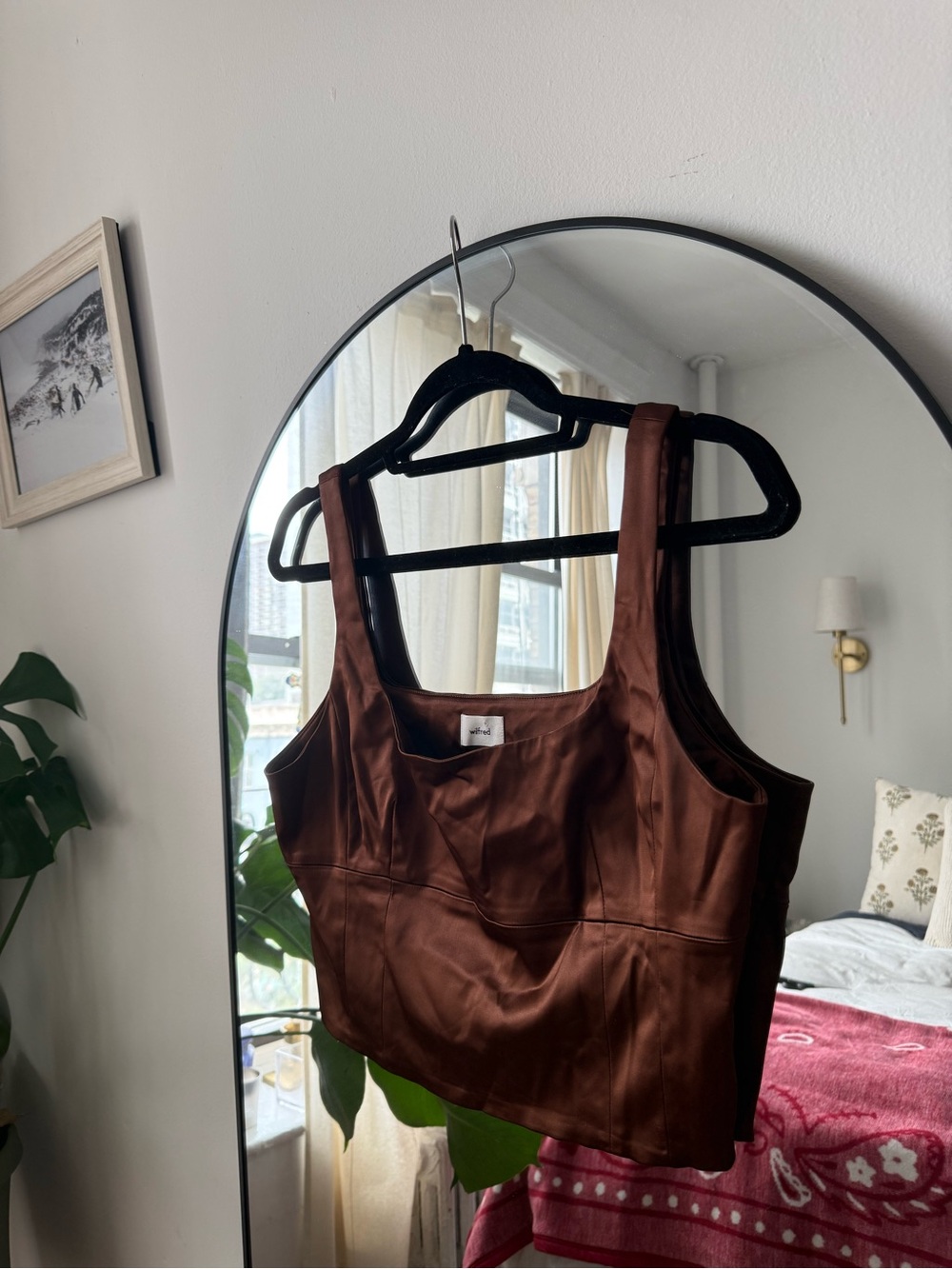Aritzia Satin Tank